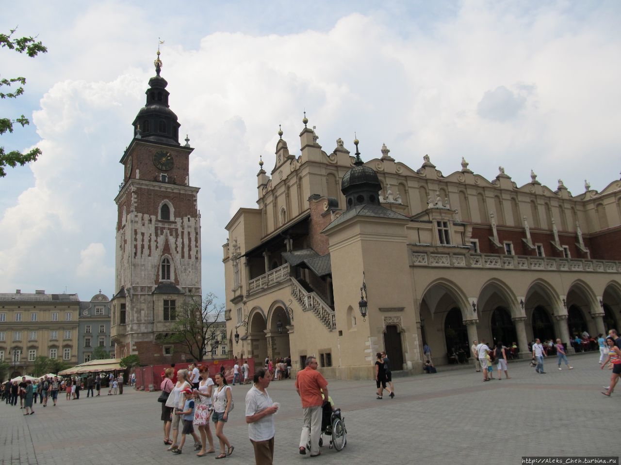Знакомство с Краковом: Рыночная площадь Краков, Польша