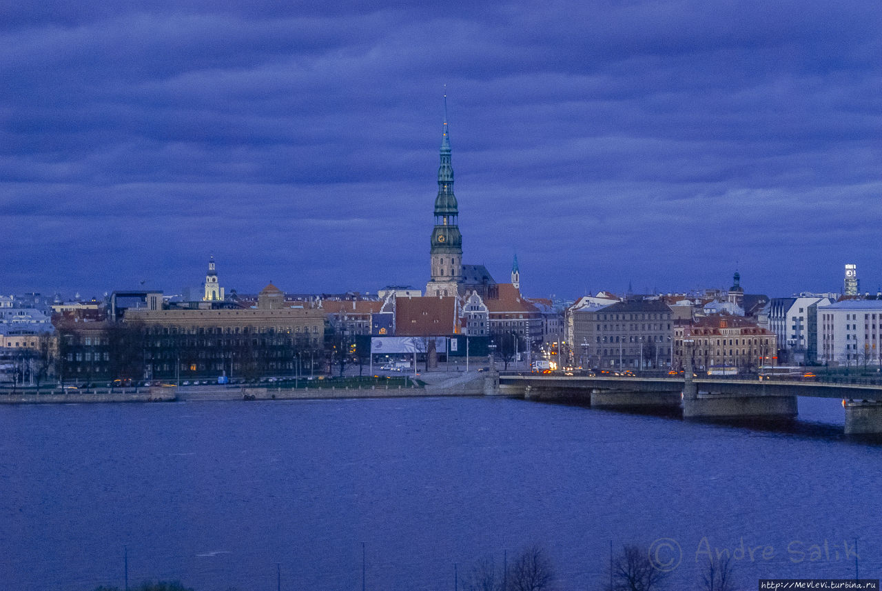 Панорама Старой Риги Рига, Латвия