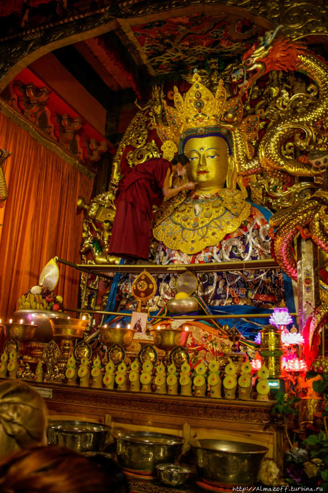 Будда Джово в храме Джоканг в Лхасе Лхаса, Китай