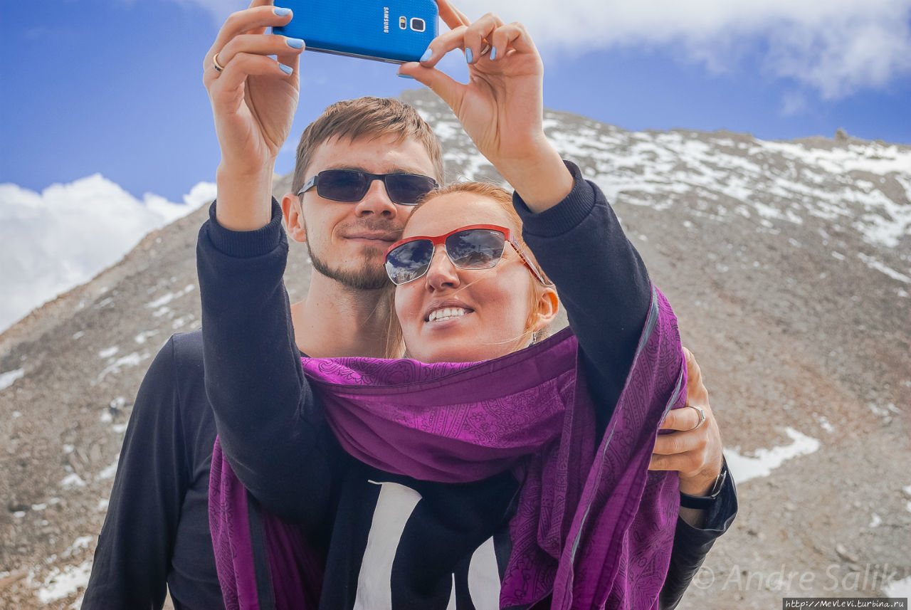 На высокогорном перевале Лех, Индия