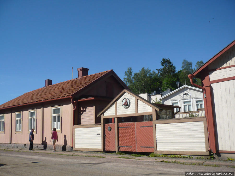 Великолепие старых зданий Ловииса, Финляндия