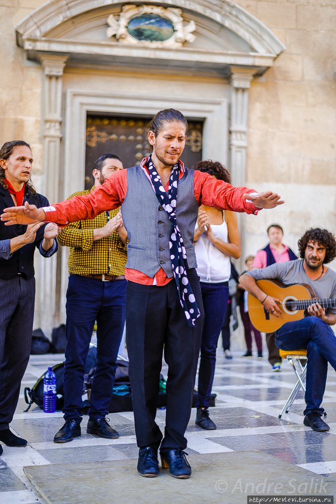 Уличное фламенко Гранада, Испания