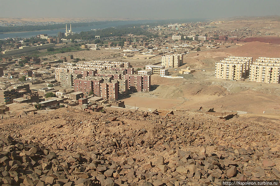 Вид с горы Асуан, Египет