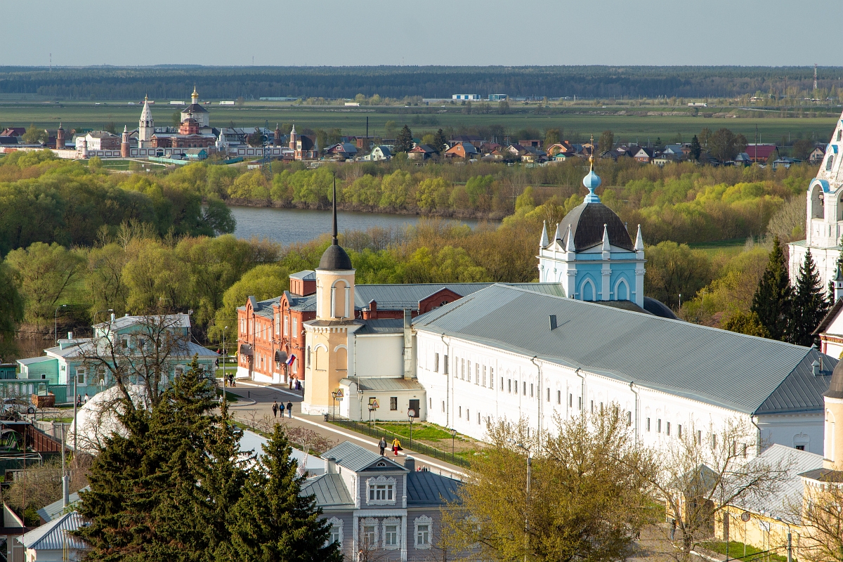 Коломна — Виды с колокольни церкви Иоанна Богослова Коломна, Россия