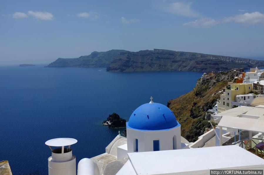 Самый фотогеничный остров Греции Ия, остров Санторини, Греция