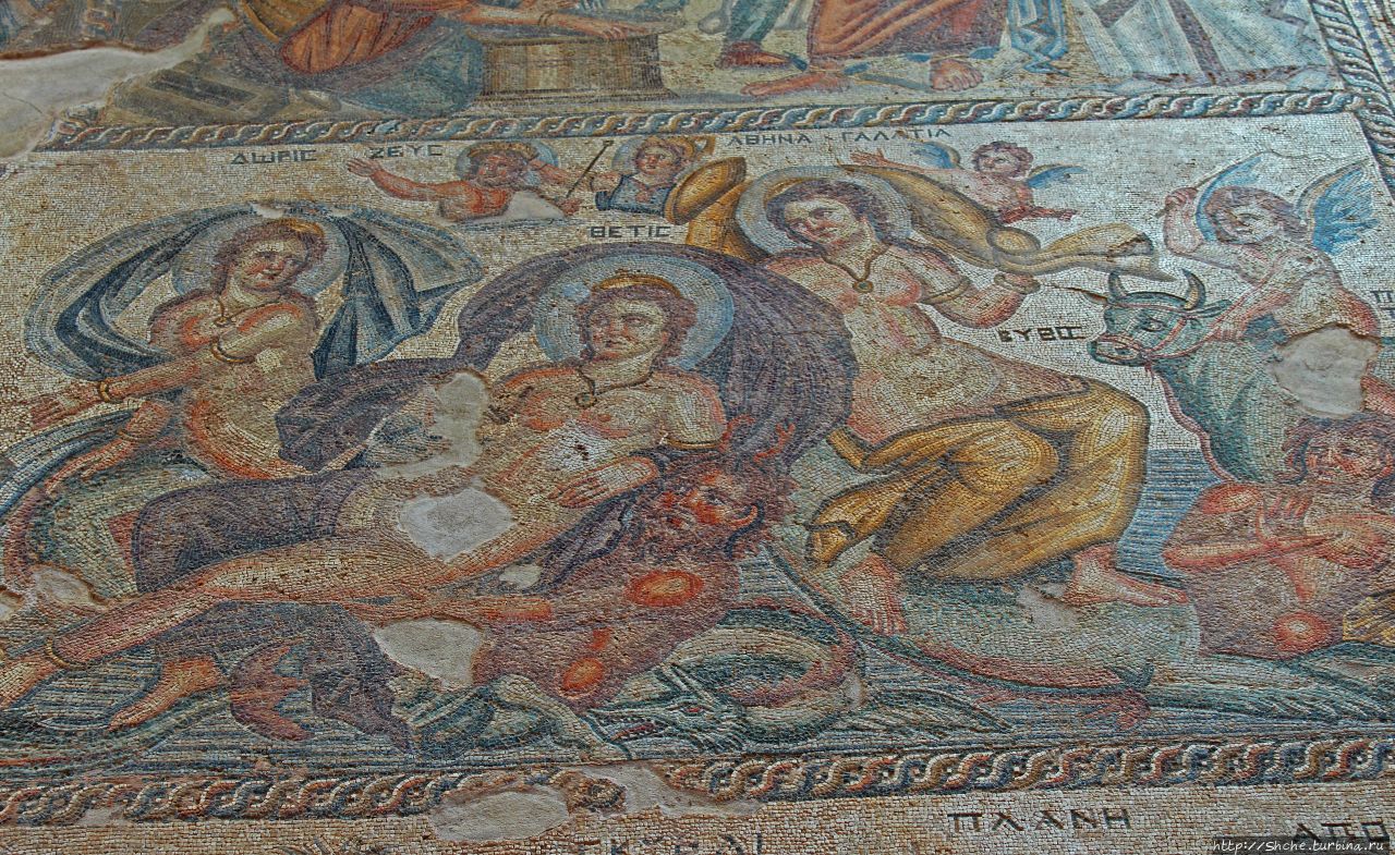 Роскошные мозаики древнего Пафоса. Дома Эона и Тесея