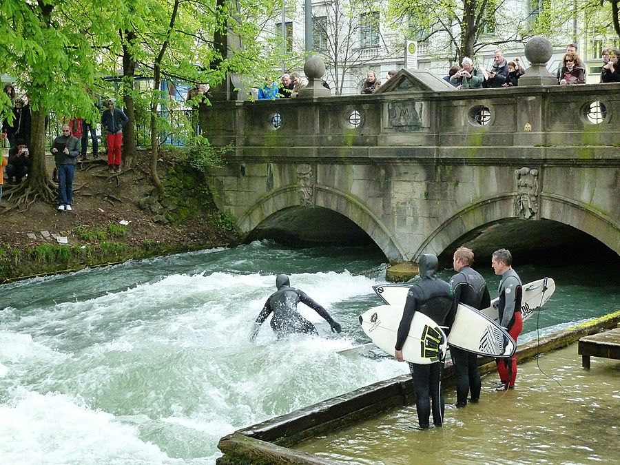 Сёрфинг в Мюнхене Мюнхен, Германия