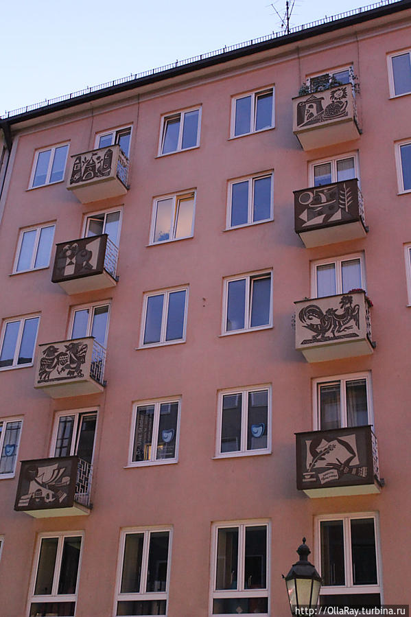 Украшение зданий Мюнхен, Германия