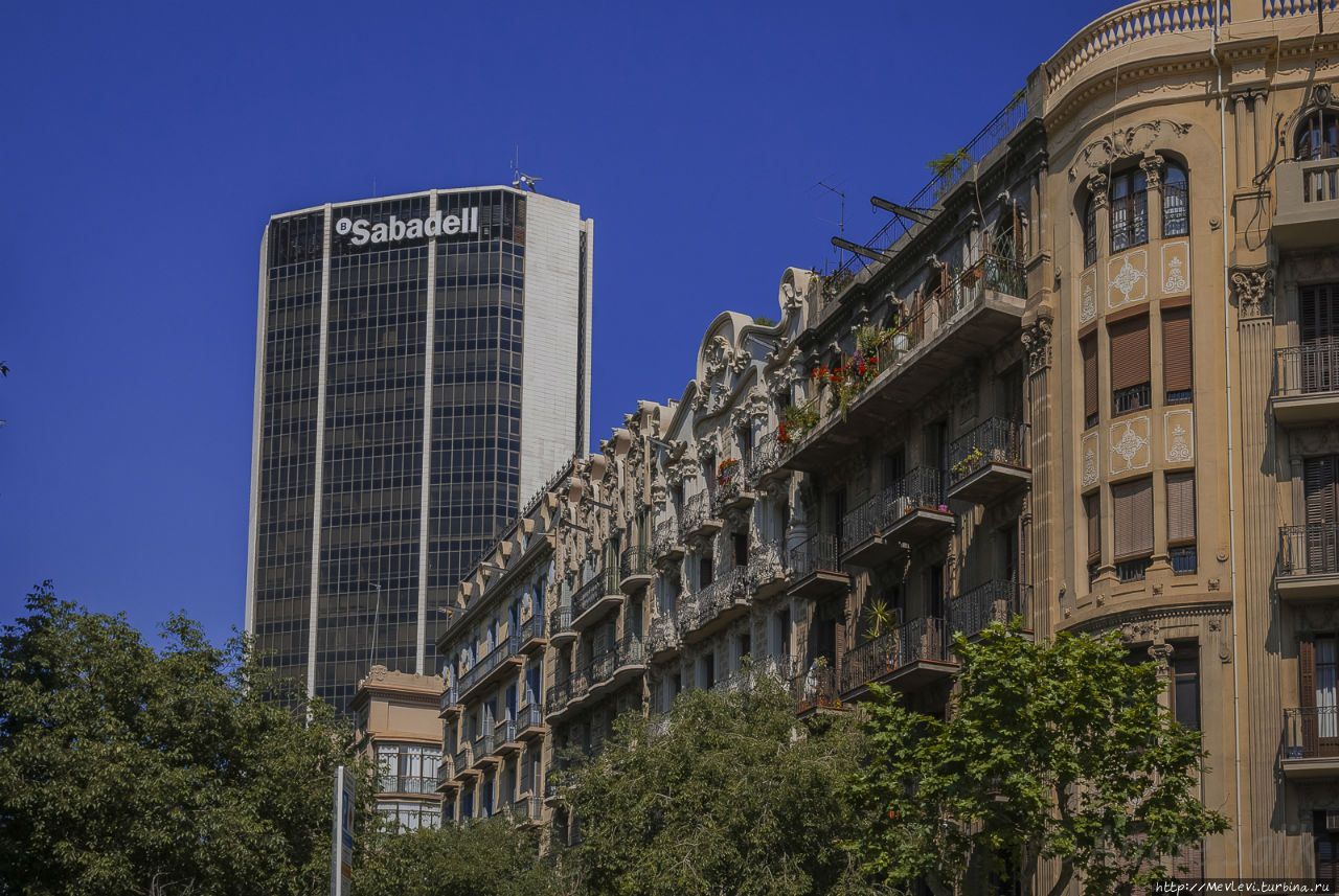 Интересный район в Барселоне Барселона, Испания