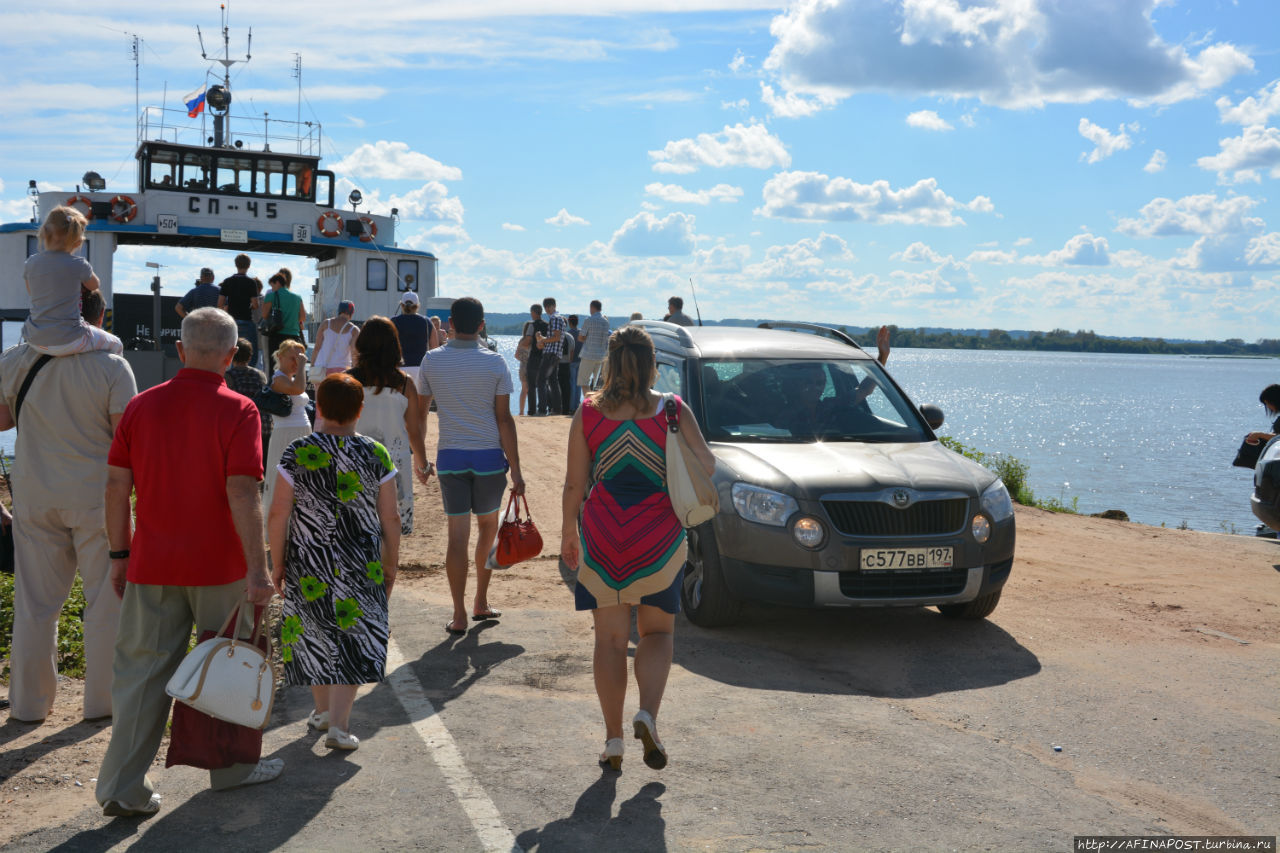 На пароме Лысково, Россия