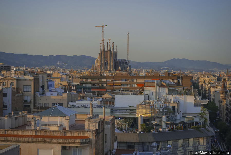 С высоты отеля Маджестик Барселона, Испания