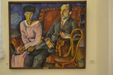 Лентулов А.В. Семейный портрет Н.В.Щекотова с женой
