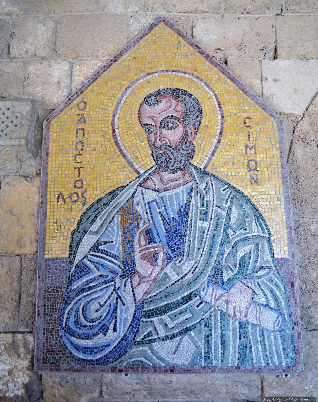 Мозаики монастыря  Филеримской Богородицы Филеримос, остров Родос, Греция