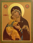 Икона Владимирской Божьей Матери ( из Интернета)