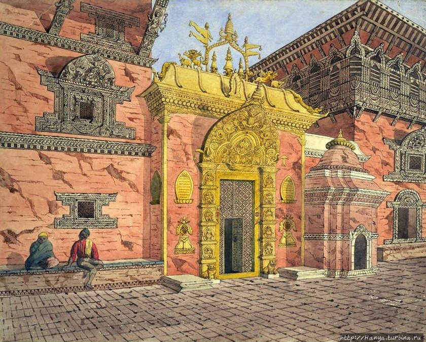 Акварель 1853. Из интерне