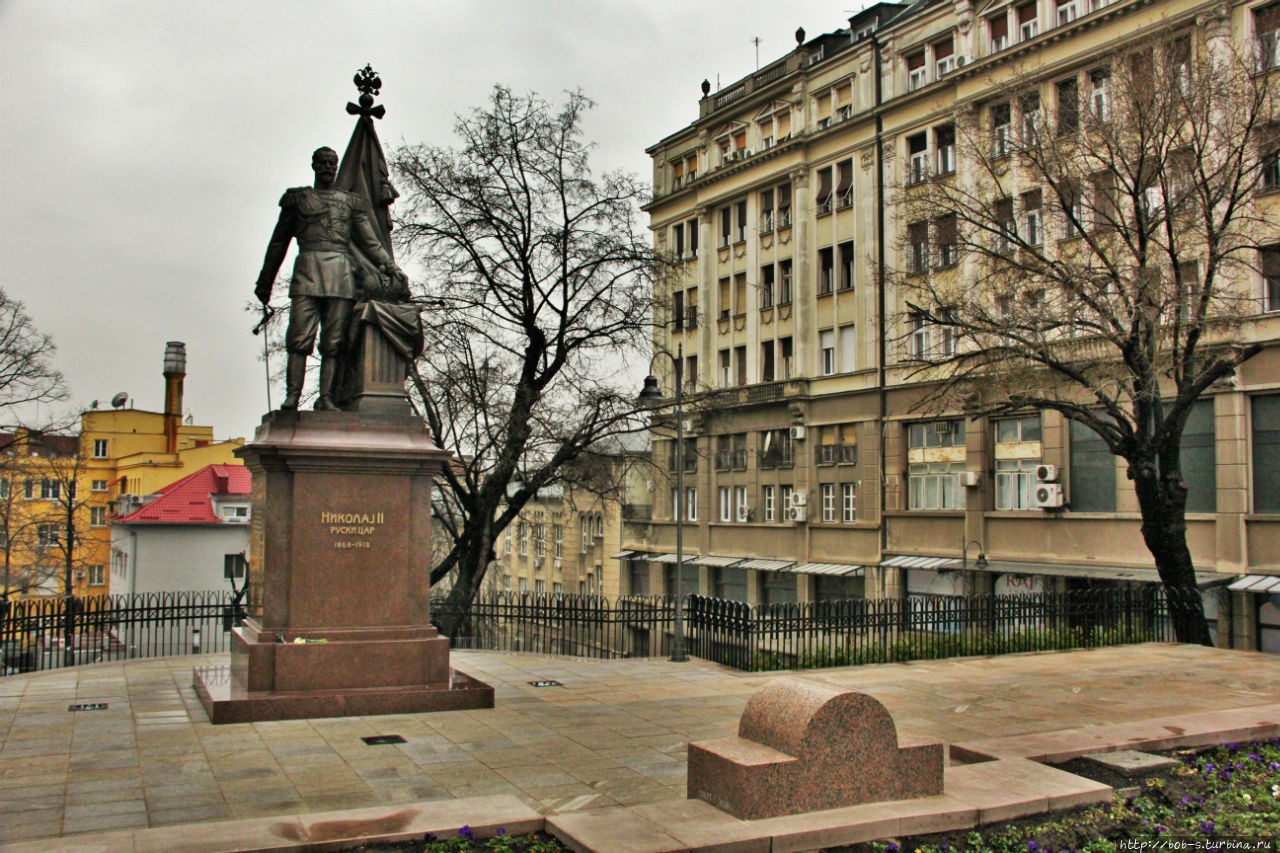 Памятник Николаю Второму поставлен недавно. Сербия чтит нашего царя. Белград, Сербия