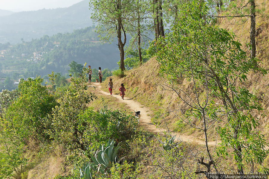 Школьники Панаути, Непал