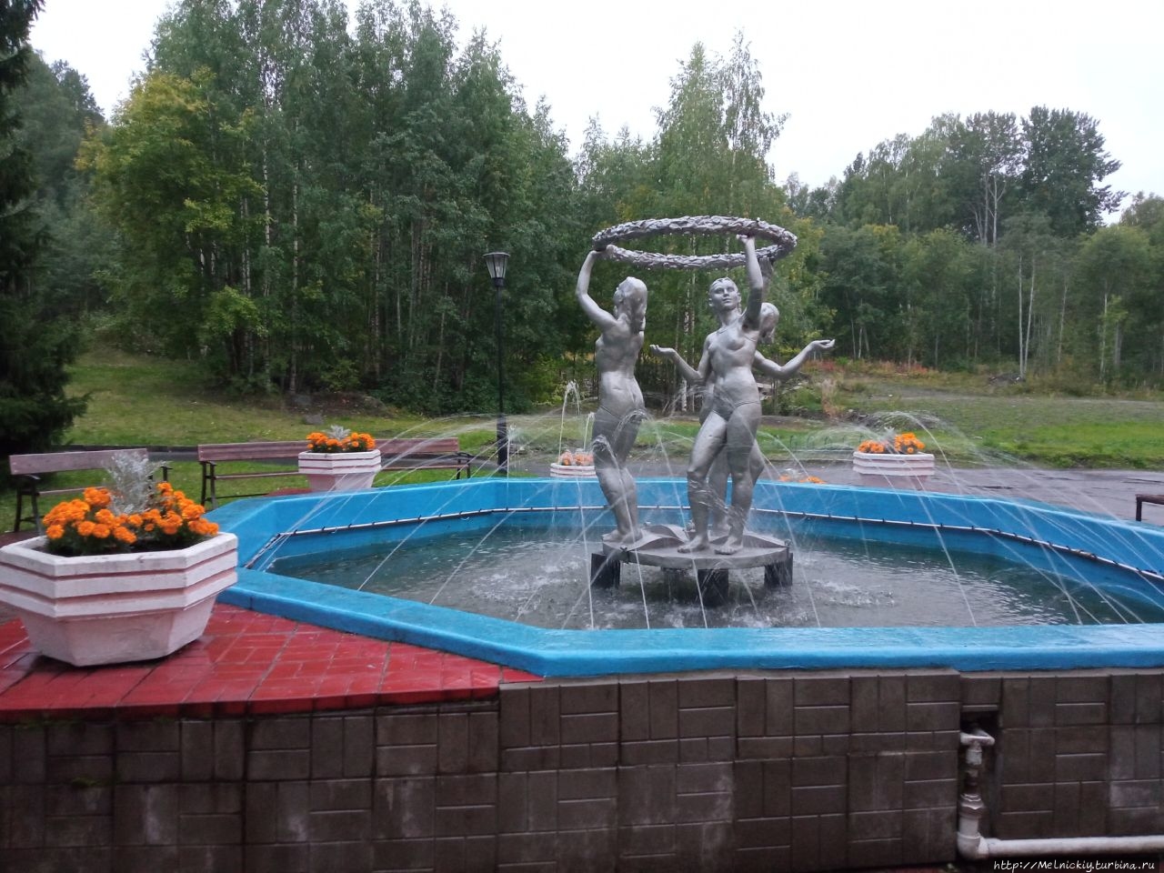 Короткая остановка на первом российском курорте Марциальные воды, Россия