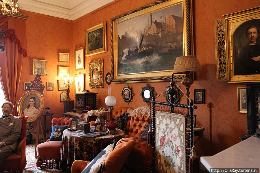 Викторианская комната, место отдыха. Оденсе, Дания