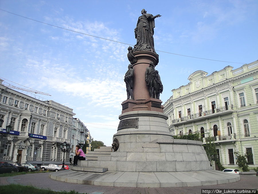 Екатерининская площадь, памятник Екатерине II Одесса, Украина