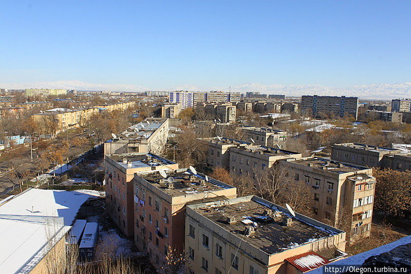 Вид на район Лисунова Ташкент, Узбекистан