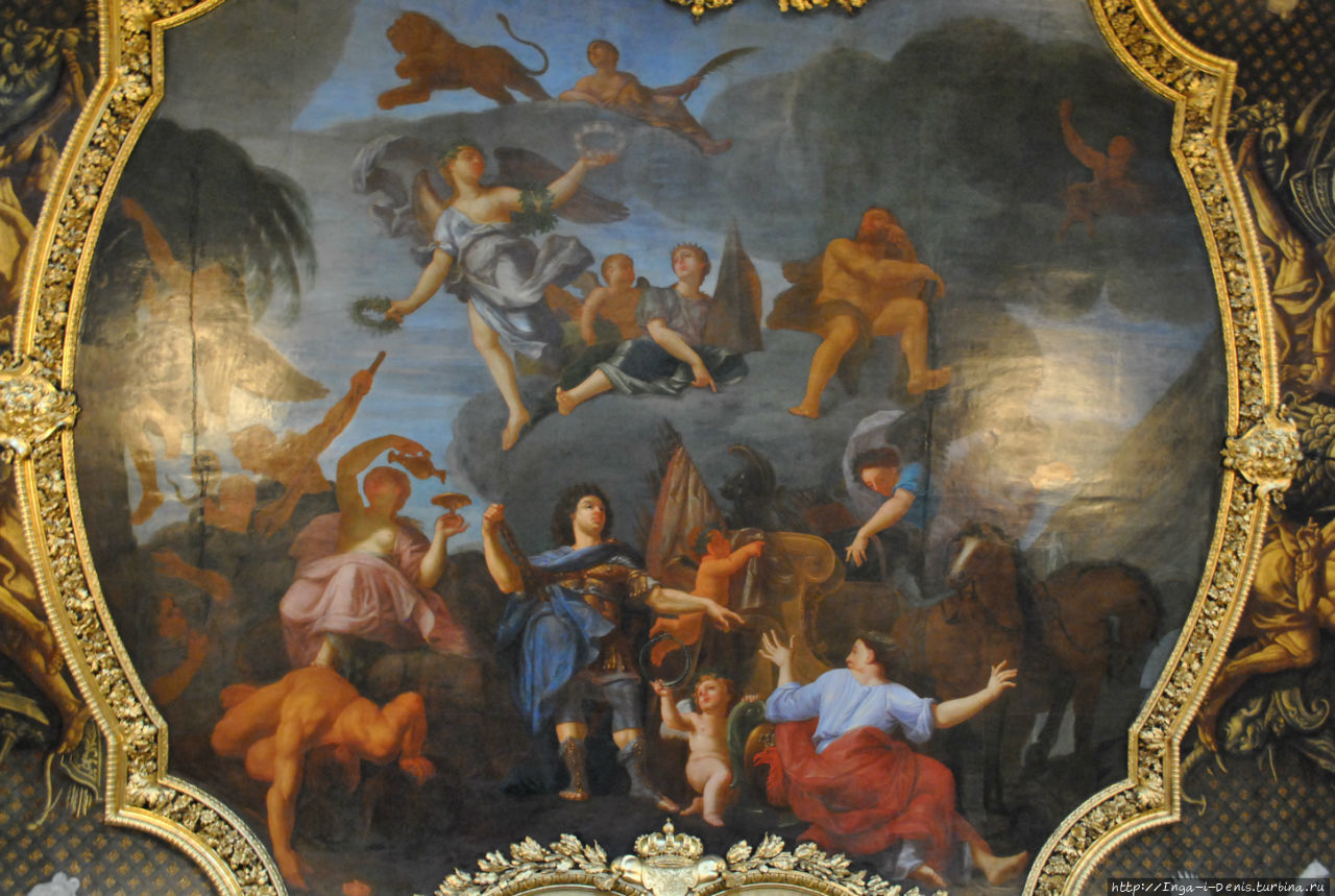 Потолочные росписи зала Карла XI Стокгольм, Швеция