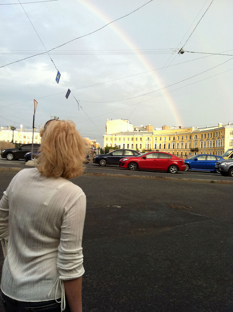 Радуга над городом