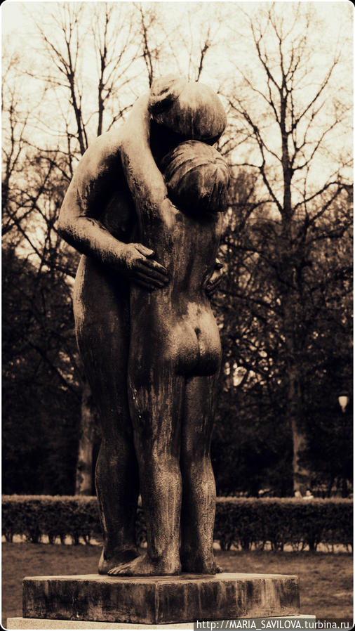 в Парке скульптур Вигеланда Осло, Норвегия