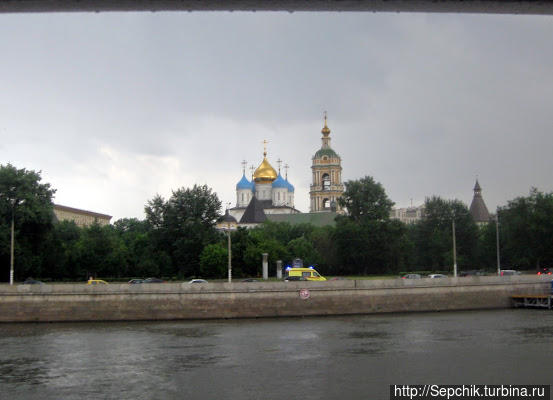 Прогулка по Москва-реке Москва, Россия