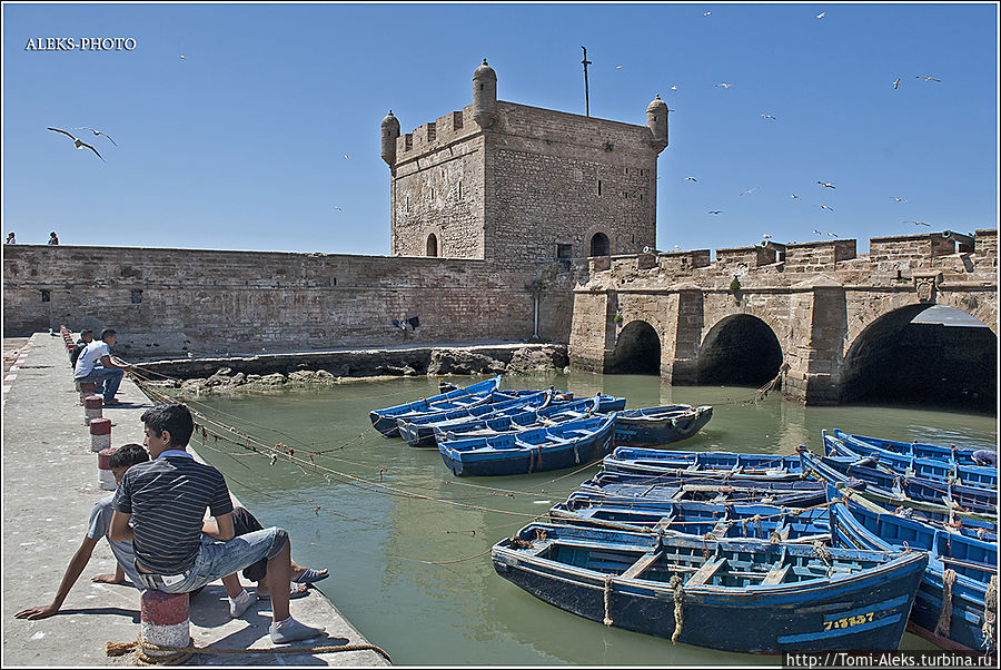 А внутри — уютная бухта, и за моей спиной — порт...
*