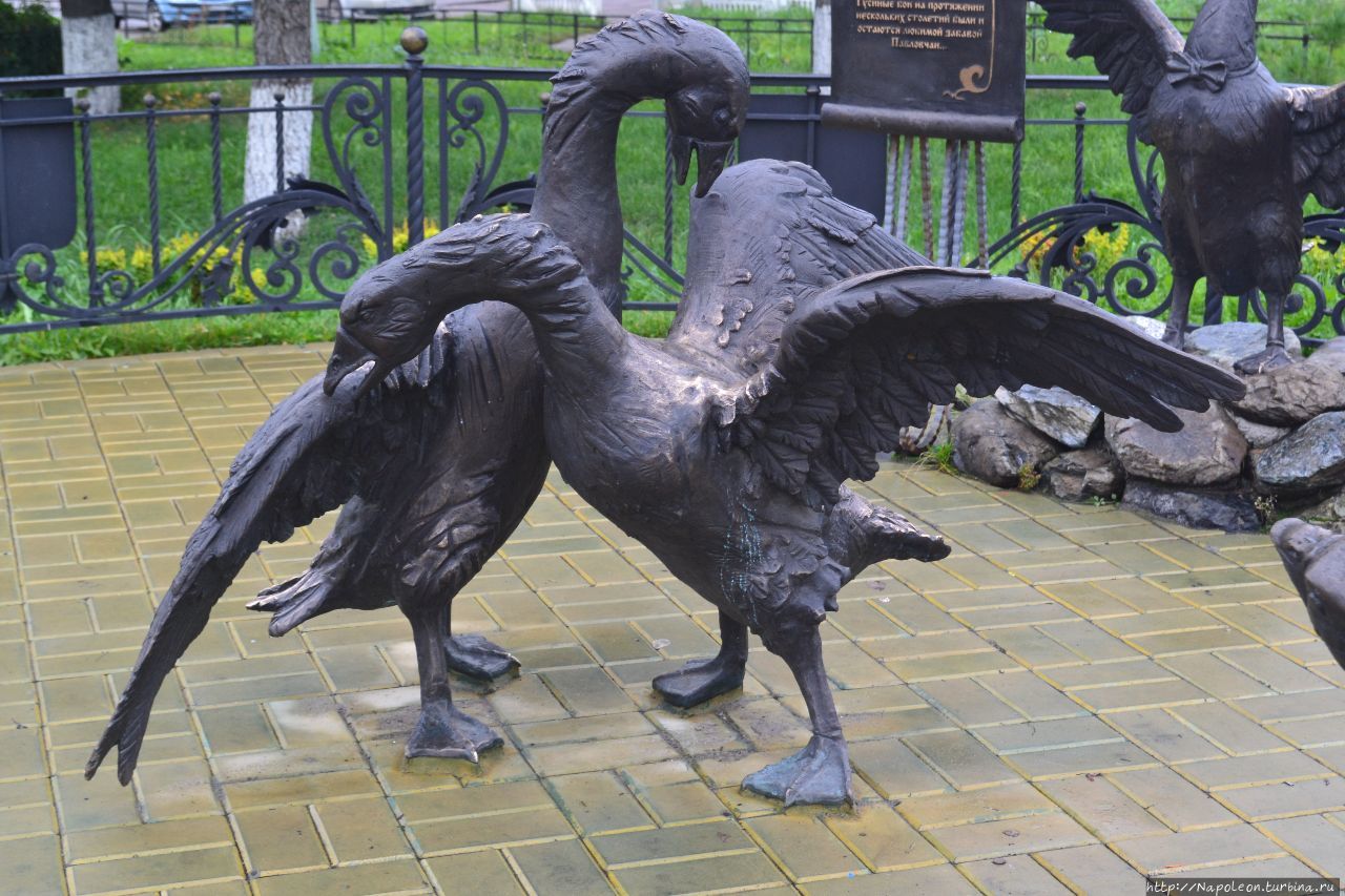 Памятник гусиным боям / Monument goose fights