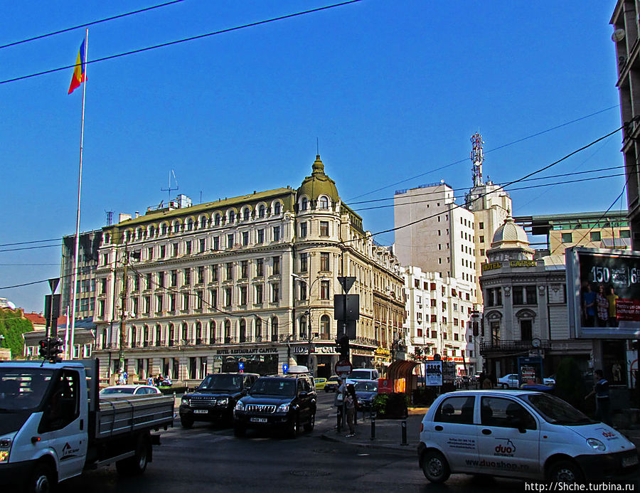 Красивый город Бухарест Бухарест, Румыния