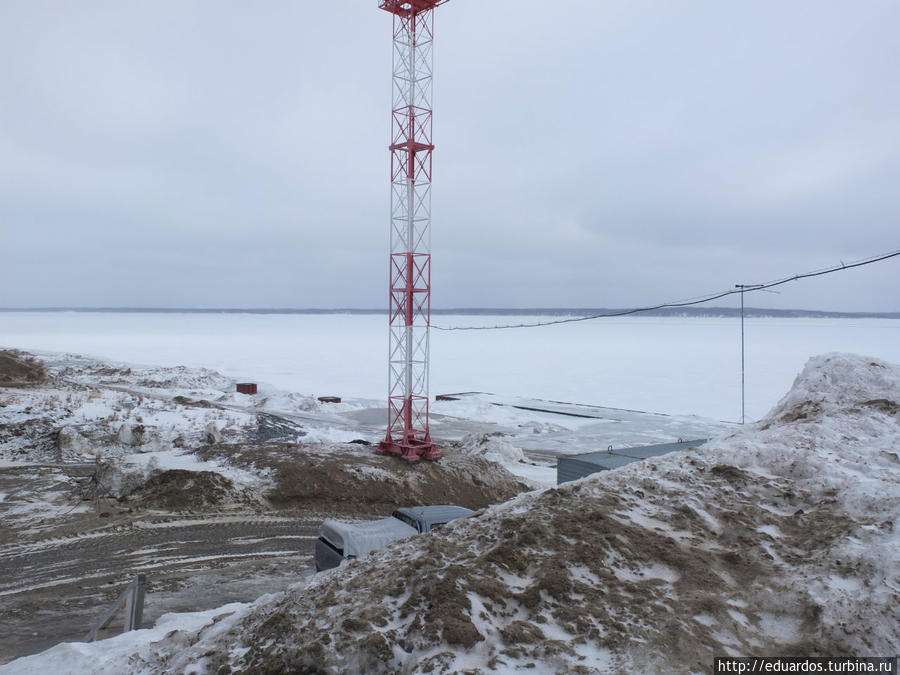левый берег р. Енисей. Вид в сторону Дудинки Игарка, Россия