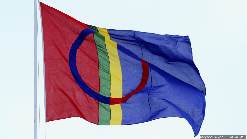 Флаг Саамов Струпен, Норвегия