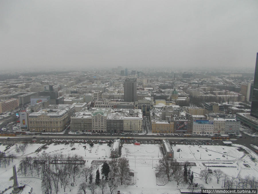 Варшава вид сверху