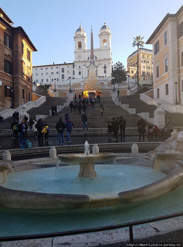 Roma: путешествие от piazza del Popolo до фонтана Trevi Рим, Италия