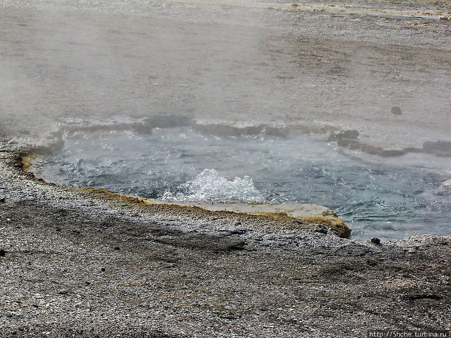 От гейзера к гейзеру. Возвращение на Geyser Hill Йеллоустоун Национальный Парк, CША