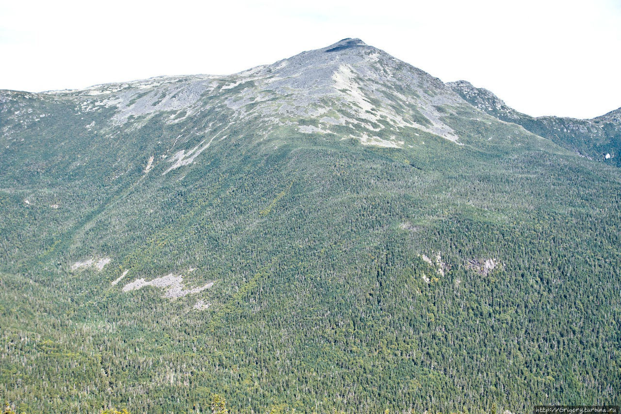 Пик Вашингтон — самая высокая гора Новой Англии Маунт Вашингтон (680м), CША