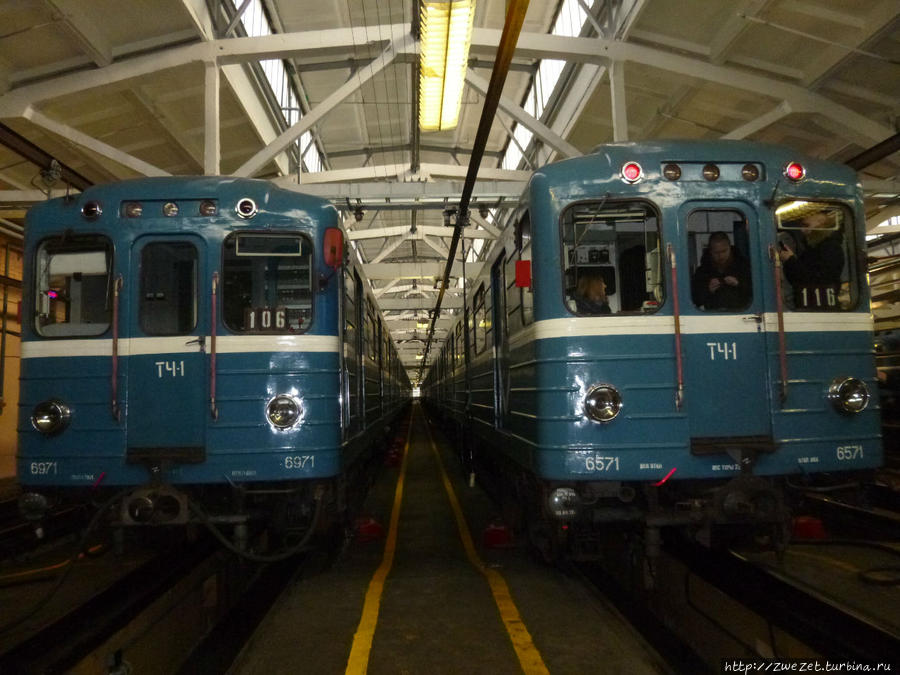 Где отдыхают и лечатся поезда метро Санкт-Петербург и Ленинградская область, Россия