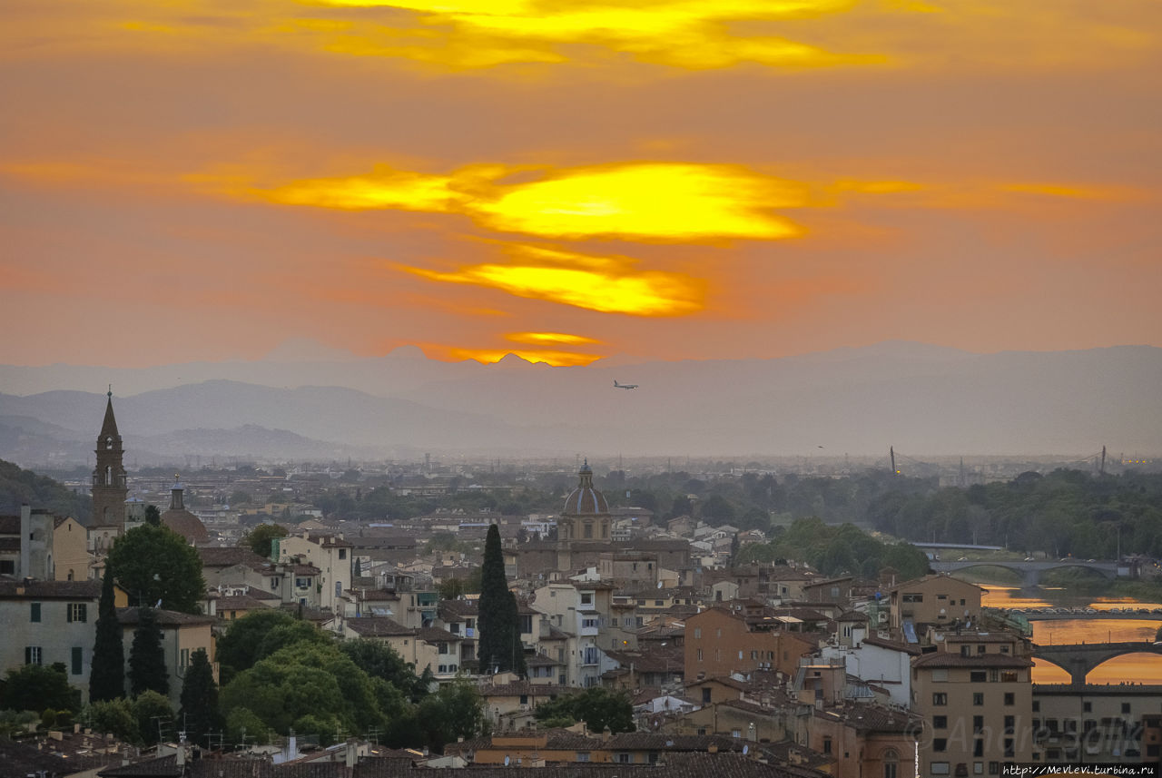 Площадь Микельанжело Флоренция, Италия