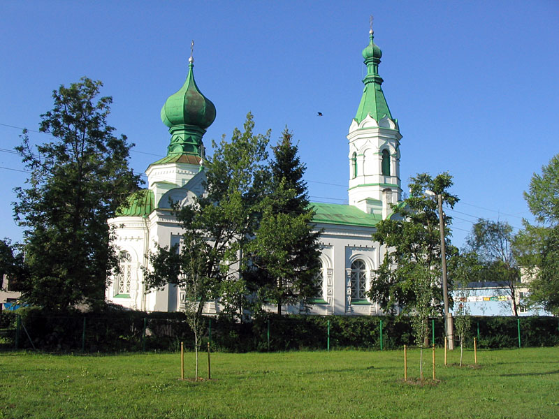 Православная церковь в городе железнодорожников