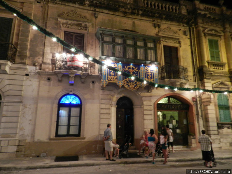 Феста в городе Моста Моста, Мальта