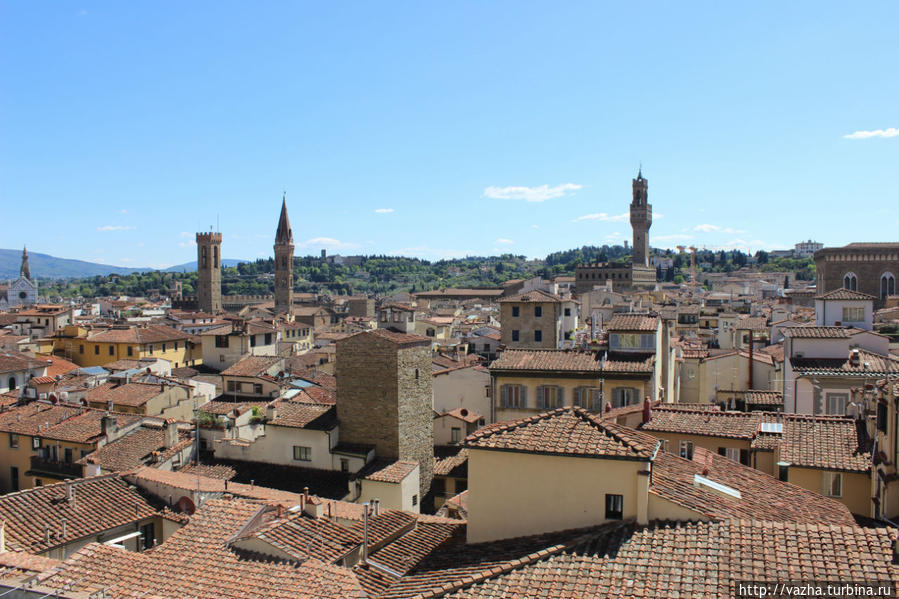 Флоренция с колокольни собора Санта Мария дель Фьоре Флоренция, Италия