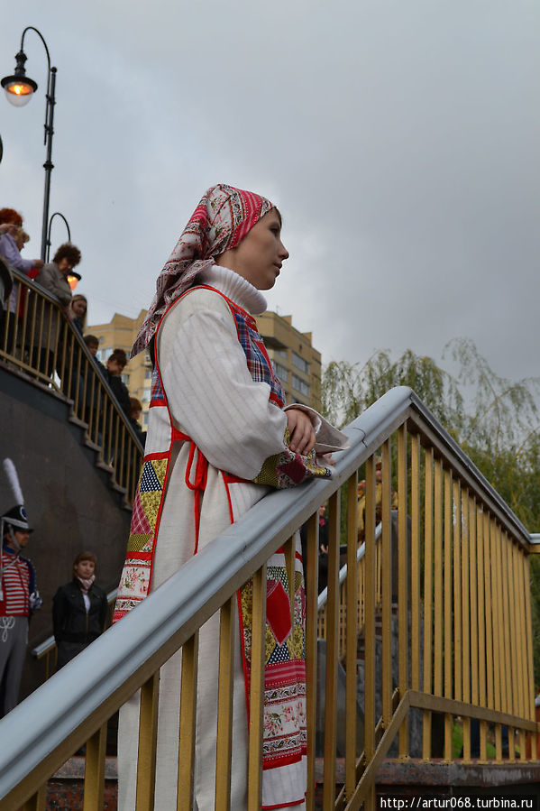 Открытие триумфальной лестницы Тамбов, Россия