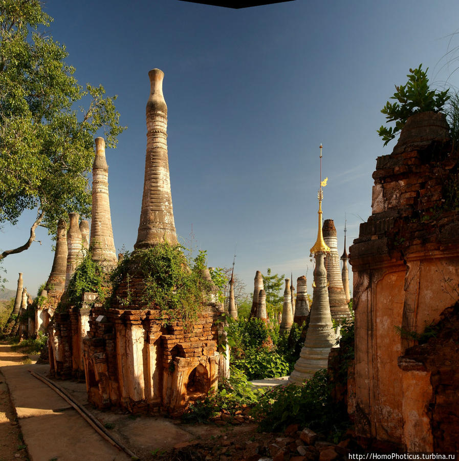 Лес ступ Озеро Инле, Мьянма