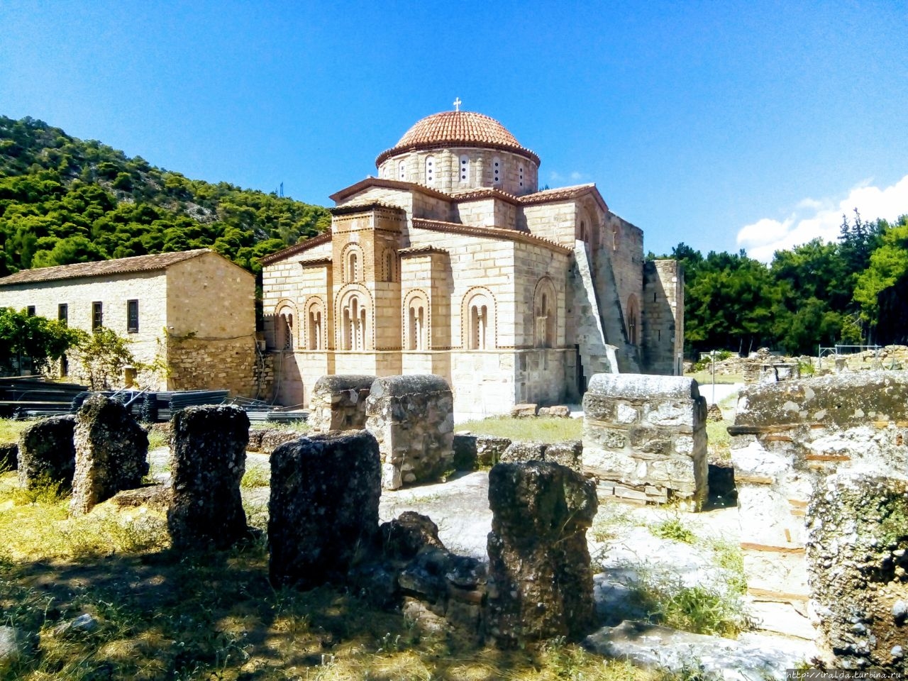 Монастырь Дафни (Дафнион) Афины, Греция