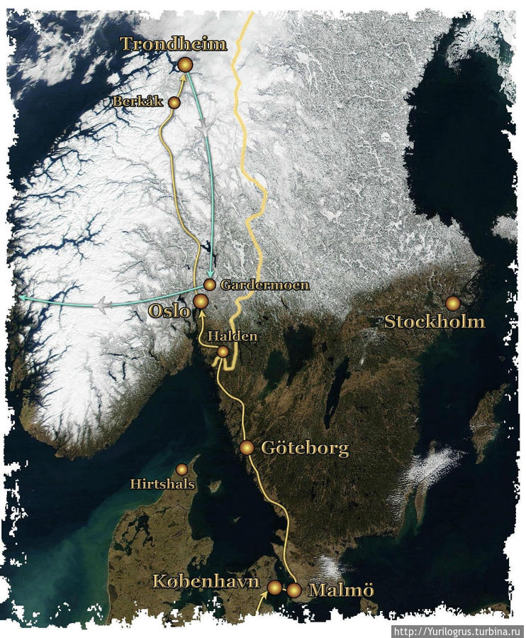 Часть 7.2:  Норвегия. По следам викингов Норвегия