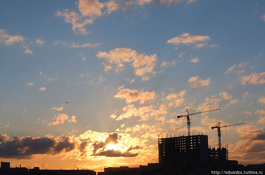 И два мощных заката... Красноярский край, Россия