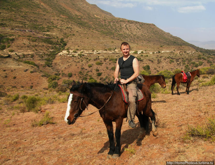 В чаше Драконовых гор: верхом на пони Драконовы горы, Лесото