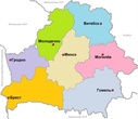 После реформы 1954 года Молодечно сохранил статус областного центра. Административно-территориальное деление БССР в 1954-1960.